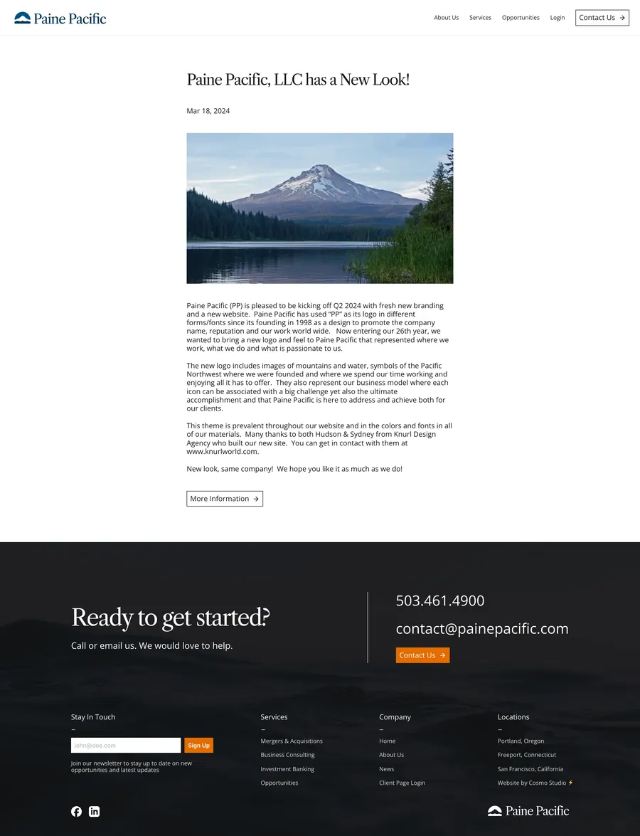 News post: 2024 new look