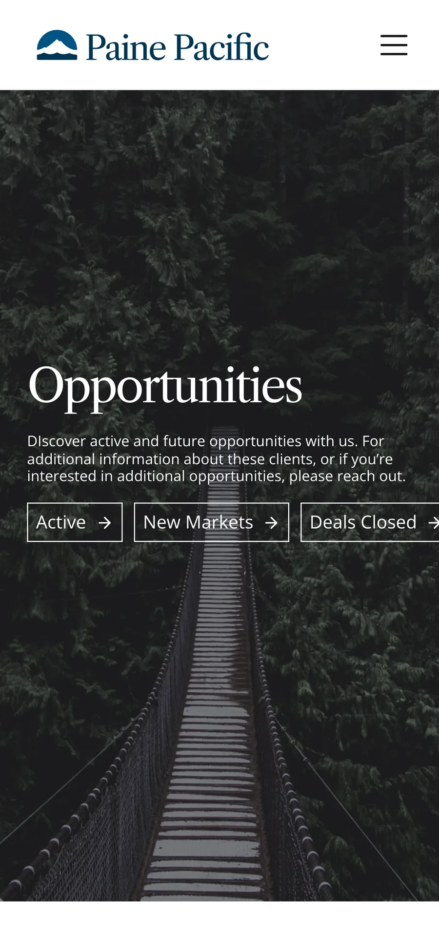 Mobile Opportunities page